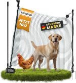 Filet poule 15 m x 90 cm avec poteaux et tendeurs – Zauntor