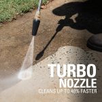 Nettoyeur haute pression électrique 2000 PSI 1,2 GPM avec réservoir de savon