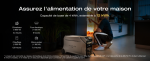 Station électrique portable 4096 Wh 4000 W 230 V extensible à 12 kWh