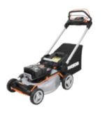 Tondeuse à gazon sans fil autotractée 40 V coupe 46 cm avec 2 batteries 4 Ah