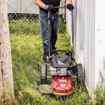 Tondeuse à fil thermique 160 cc 55,9 cm avec grandes roues