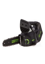 Tronçonneuse à batterie 35 cm 40 V moteur sans balais vitesse chaîne 12 m/s graissage automatique 2 batteries 2Ah chargeur