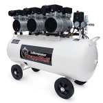 Compresseur d’air 100 L 8 bar sans huile 590 l/min 3300 W avec séparateur d’eau et réducteur de pression