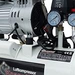 Compresseur d’air 100 L 8 bar sans huile 590 l/min 3300 W avec séparateur d’eau et réducteur de pression