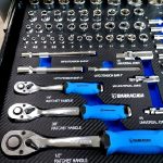 Servante d’atelier 7 tiroirs outillés avec armoire latérale