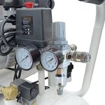 Compresseur d’air 100 L 8 bar sans huile 590 l/min 3300 W avec séparateur d’eau et réducteur de pression