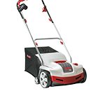 Scarificateur électrique 1300 W largeur 38 cm bac 55 L profondeur réglable 5 niveaux