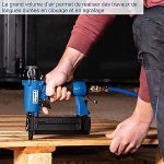 Compresseur d’air 50 L 10 bar 2200 W bicylindre aspiration 412 L/min lubrification à l’huile