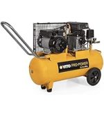 Compresseur d’air 200 L 3000 W 10 bars à courroie sur roues