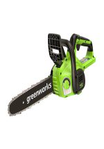 Tronçonneuse à batterie 35 cm 40 V moteur sans balais vitesse chaîne 12 m/s graissage automatique 2 batteries 2Ah chargeur