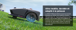 Robot tondeuse sans fil 1000 m² avec cartographie LiDAR 3D