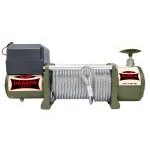 Treuil électrique 12V 7257 kg câble acier 31 m télécommande sans fil