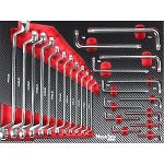 Servante d’atelier 12 tiroirs avec outils plan de travail bois et roulettes