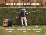 Groupe électrogène inverter 3300 W essence 230 V avec USB