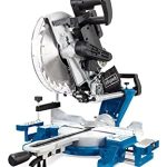 Scie à onglet radiale 305 mm 2000 W double inclinaison avec support inclus