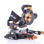 Scie à onglet coulissante multi-matériaux 255 mm 2000 W biseau 0–45° onglet 50–50°