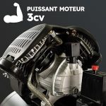 Compresseur à air bicylindre 100 L 2200 W 8 bars