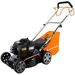 Tondeuse thermique autotractée 46 cm moteur 125 cm³ bac 55 L mulching