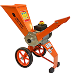 Broyeur à bois à essence 6 ch 208 cc 4 temps diamètre de coupe jusqu’à 50 mm entraînement direct lames réversibles