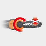 Taille-haie télescopique sur batterie 45 cm avec élagueuse sur perche 20 cm perche 1,8–2,3 m