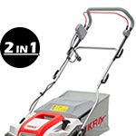 Scarificateur électrique 1500 W largeur 32 cm profondeur réglable sac 30 L 2 rouleaux