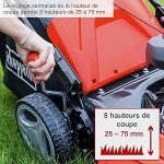 Tondeuse à gazon thermique essence 150 cm3 coupe 46 cm bac 55 L mulching éjection latérale