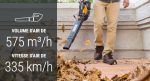 Aspirateur souffleur sans fil 40 V 335 km/h sac 35 L
