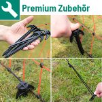 Filet électrifiable pour volailles 50 m hauteur 112 cm 16 piquets double pointe