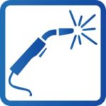 Poste à souder MIG MAG synergique 225 A 230 V avec affichage numérique