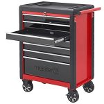 Servante d’atelier 7 tiroirs charge 150 kg 69,6 x 47,2 x 97,6 cm verrouillage central roues avec freins