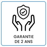 Abri de jardin en bois 6 m² avec plancher et bardeaux noirs