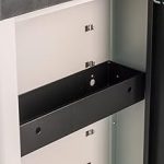 Servante d’atelier 8 tiroirs avec outils charge 35 kg par tiroir roulettes 125 mm compartiment latéral verrouillage central