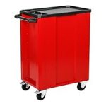 Servante d’atelier vide 5 tiroirs 185 kg avec couvercle en plastique