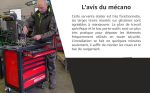 Servante atelier 6 tiroirs avec 112 outils et fermeture centralisée