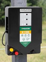 Électrificateur de clôture 230 V 10 200 V énergie 11 J affichage LED technologie impulsion longueur clôture jusqu’à 80 km