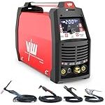 Poste à souder TIG AC/DC 200 A MMA 170 A fonction impulsion amorçage HF mémoire 9 tâches 230 V torche WP-26