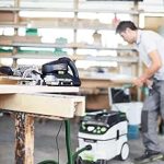 Scie à onglets radiale 230 V 1200 W lame 216 mm projecteur LED équerre d’angle