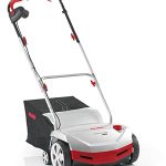 Scarificateur électrique 1300 W largeur 38 cm bac 55 L profondeur réglable 5 niveaux