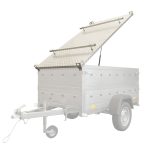 Remorque UNITRAILER Garden Trailer 200 Kipp avec capot 200×106 cm PTAC 750 kg