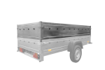 UNITRAILER Garden Trailer 264 KIPP 264×125 cm basculante avec ridelles BIS et couvercle aluminium