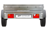 Remorque basculante 1 essieu UNITRAILER Garden Trailer 201 Kipp 200×125 cm 750 kg