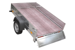 Remorque basculante 1 essieu UNITRAILER Garden Trailer 201 Kipp 200×125 cm 750 kg