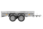 Remorque double essieu basculante UNITRAILER Garden Trailer 265/2 KIPP 264×150 cm 750 kg