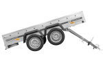 Remorque double essieu basculante UNITRAILER Garden Trailer 265/2 KIPP 264×150 cm 750 kg