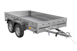 Remorque double essieu basculante UNITRAILER Garden Trailer 265/2 KIPP 264×150 cm 750 kg