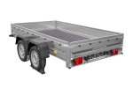 Remorque double essieu basculante UNITRAILER Garden Trailer 265/2 KIPP 264×150 cm 750 kg