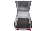 Remorque UNITRAILER Garden Trailer 200 Kipp avec capot 200×106 cm PTAC 750 kg