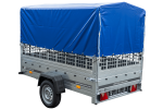 Remorque bâchée d’occasion basculante UNITRAILER Garden Trailer 230 Kipp 2304 x 1256 mm PTAC 750 kg