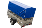 Remorque bâchée d’occasion basculante UNITRAILER Garden Trailer 230 Kipp 2304 x 1256 mm PTAC 750 kg