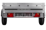 Remorque basculante 1 essieu UNITRAILER Garden Trailer 230 Kipp 230×125 cm 750 kg